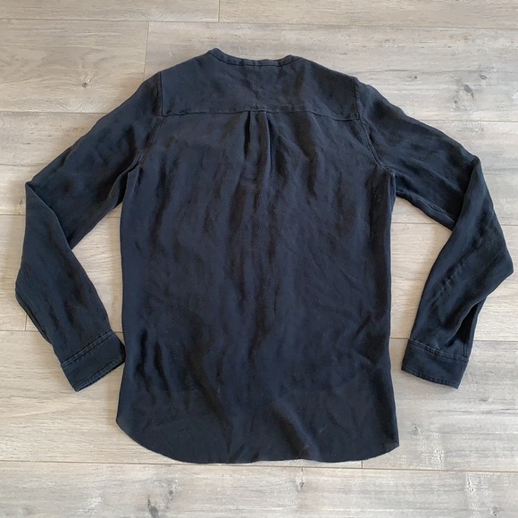 Wilfred Silk Button Shirt Small - Picture 3 of 4